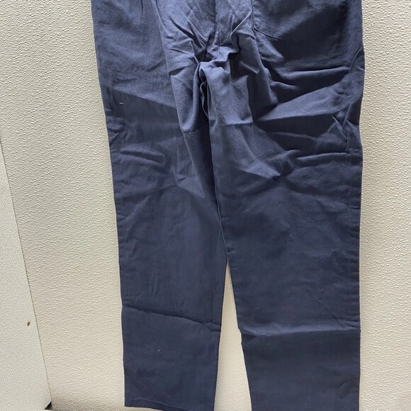 NEW RHYTHM Linen Jam Casual Pants • Navy Blue - Picture 3 of 9